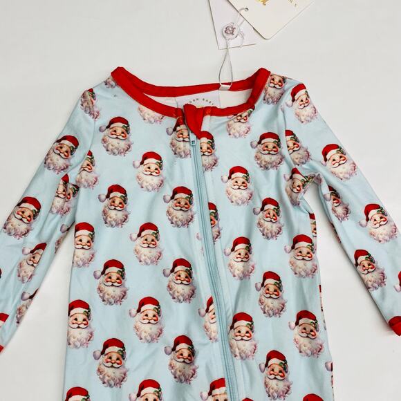 NWT Swoon Baby 3M Vintage Santa Zippy in blue - Picture 4 of 4